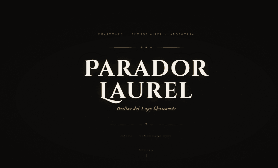 Laurel Parador — Menú digital y página web para restaurante